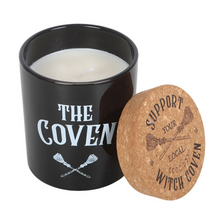 Load image into Gallery viewer, *The Coven Black Fig Scented Glass Candle with Cork Lid (12/24)

