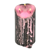 Load image into Gallery viewer, Large Pink Vampire Tears Pillar Candle

