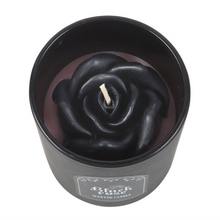 Load image into Gallery viewer, Black Rose Candle with 3D Roses

