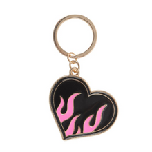 Load image into Gallery viewer, Burning Heart Keyring
