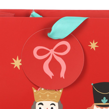 Load image into Gallery viewer, 33cm Red Nutcracker Gift Bag
