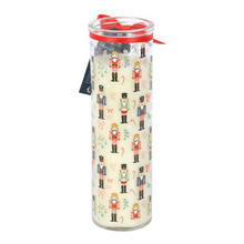 Load image into Gallery viewer, Nutcracker Print Festive Spice Tube Candle
