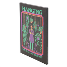Load image into Gallery viewer, 19x25cm Hanging With All My Friends Canvas Plaque by Steven Rhodes
