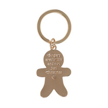 Load image into Gallery viewer, Gingerbread Man Keyring
