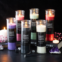 Load image into Gallery viewer, Love Red Rose Magic Spell Tube Candle
