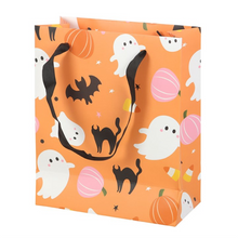 Load image into Gallery viewer, 23cm Sweet and Spooky Ghost Print Gift Bag
