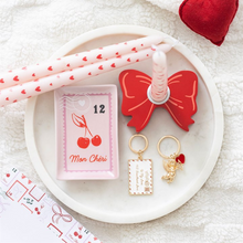 Load image into Gallery viewer, Cherry Postage Stamp Trinket Dish
