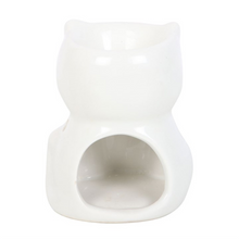 Load image into Gallery viewer, White Happy Cat Oil Burner
