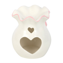 Load image into Gallery viewer, White and Pink Bow Oil Burner
