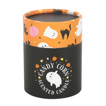 Load image into Gallery viewer, Sweet and Spooky Candy Corn Candle
