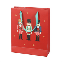 Load image into Gallery viewer, 33cm Red Nutcracker Gift Bag
