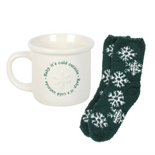 Load image into Gallery viewer, Baby It&#39;s Cold Outside Mug and Socks Set
