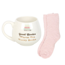 Load image into Gallery viewer, Good Books Mug and Socks Set

