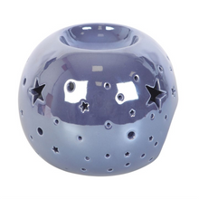 Load image into Gallery viewer, Purple Iridescent Star Oil Burner and Wax Warmer

