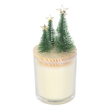 Load image into Gallery viewer, Merry and Bright Bauble Cinnamon &amp; Spice Glass Candle with Tree
