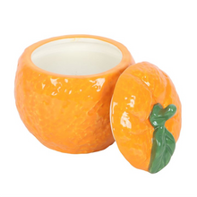 Load image into Gallery viewer, Orange Shaped Candle Jar
