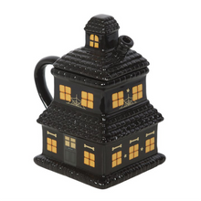 Load image into Gallery viewer, Black Haunted House Mug
