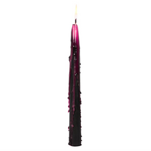 Load image into Gallery viewer, Set of 4 Pink Vampire Tears Taper Candles
