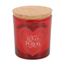 Load image into Gallery viewer, Love Potion Raspberry Crystal Chip Candle
