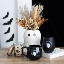 Load image into Gallery viewer, Keep Your Spirits Up Rounded Ghost Mug
