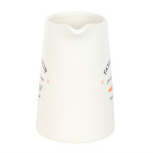 Load image into Gallery viewer, Farm Fresh Carrot Patch Ceramic Flower Jug
