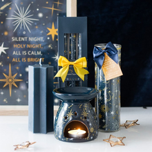 Load image into Gallery viewer, Blue Starry Night Oil Burner and Wax Warmer
