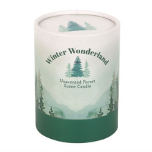 Load image into Gallery viewer, Winter Wonderland Candle with Tree Scene
