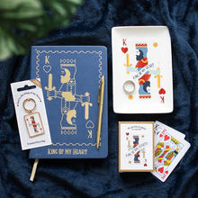 Load image into Gallery viewer, King of My Heart Playing Card A5 Notebook
