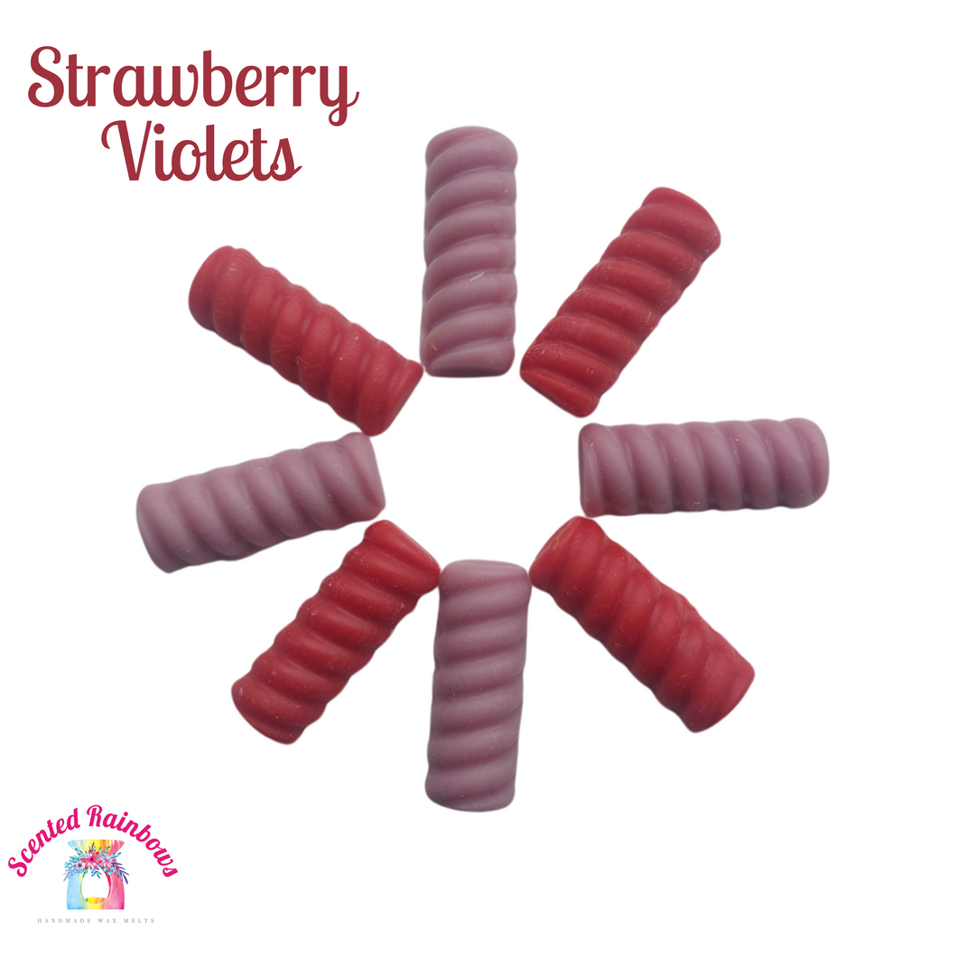 Strawberry Violets Wax Melt Twists