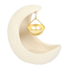 Load image into Gallery viewer, Crescent Moon Hanging Oil Burner
