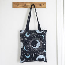 Load image into Gallery viewer, Blue Moon Print Tote Bag
