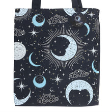 Load image into Gallery viewer, Blue Moon Print Tote Bag
