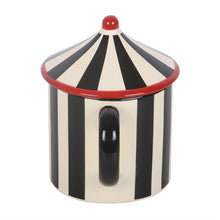 Load image into Gallery viewer, Black Striped Circus Tent Mug
