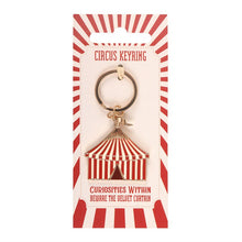 Load image into Gallery viewer, Circus Tent Keyring

