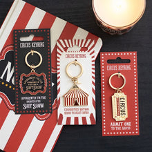 Load image into Gallery viewer, Circus Tent Keyring
