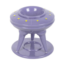 Load image into Gallery viewer, UFO Wax Burner with Lime Alien Wax Melt

