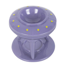 Load image into Gallery viewer, UFO Wax Burner with Lime Alien Wax Melt
