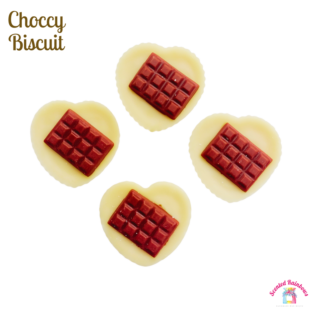 Choccy Biscuit Wax Melt Heart
