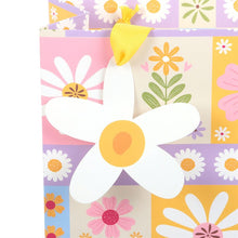 Load image into Gallery viewer, 23cm Floral Patchwork Print Gift Bag
