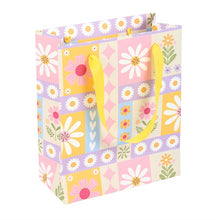 Load image into Gallery viewer, 23cm Floral Patchwork Print Gift Bag
