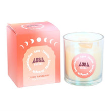 Load image into Gallery viewer, Aura Energy Juicy Raspberry Iridescent Candle
