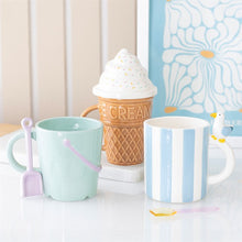 Load image into Gallery viewer, Ice Cream Cone Lidded Mug
