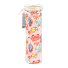 Load image into Gallery viewer, Pastel Shell Print Coconut &amp; Sea Salt Tube Candle
