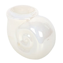 Load image into Gallery viewer, Pearlescent Spiral Shell Oil Burner
