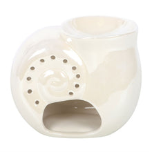 Load image into Gallery viewer, Pearlescent Spiral Shell Oil Burner
