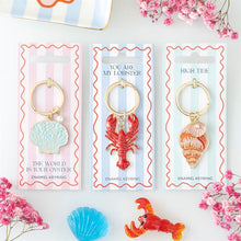 Load image into Gallery viewer, The World is Your Oyster Keyring
