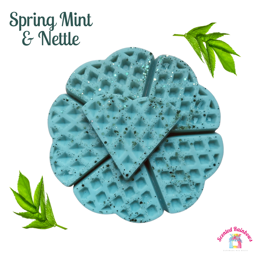 Spring Mint & Nettle Wax Melt Waffle