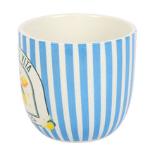 Load image into Gallery viewer, Blue Striped La Dolce Vita Plant Pot
