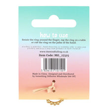 Load image into Gallery viewer, *Gold Tone Anti-Anxiety Metal Fidget Ring (20/40)
