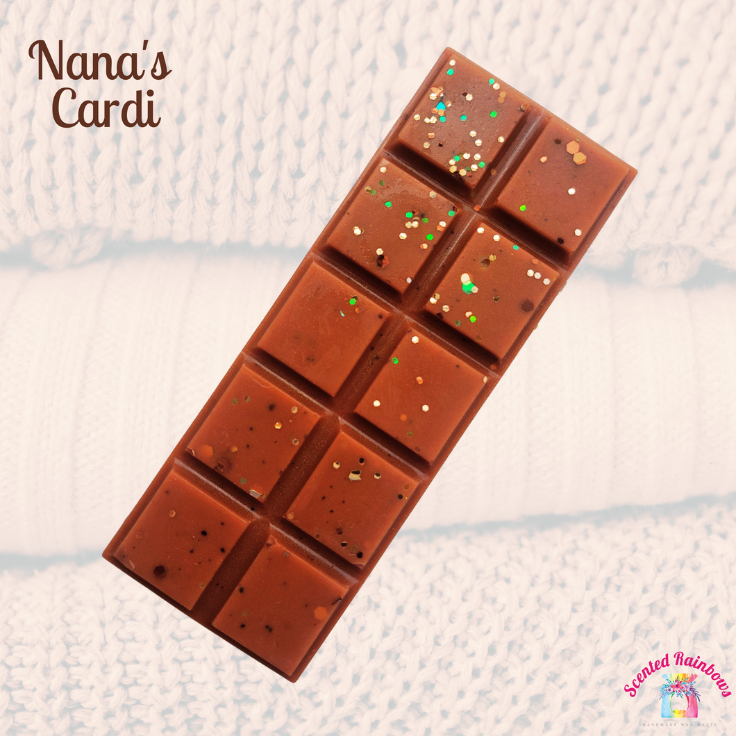 Nana's Cardi Wax Melt Snap Bar